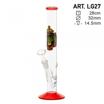 Glas Bong 28cm Löwe